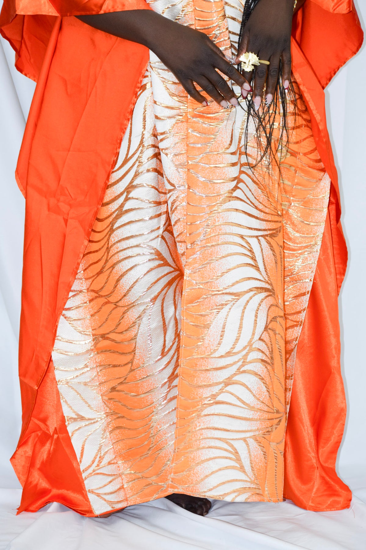 Mu'umu'u Dress – Feathery with Headwrap