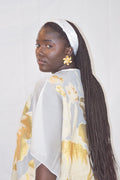 Mu'umu'u Dress – Floral with Headwrap & Keyhole neckline