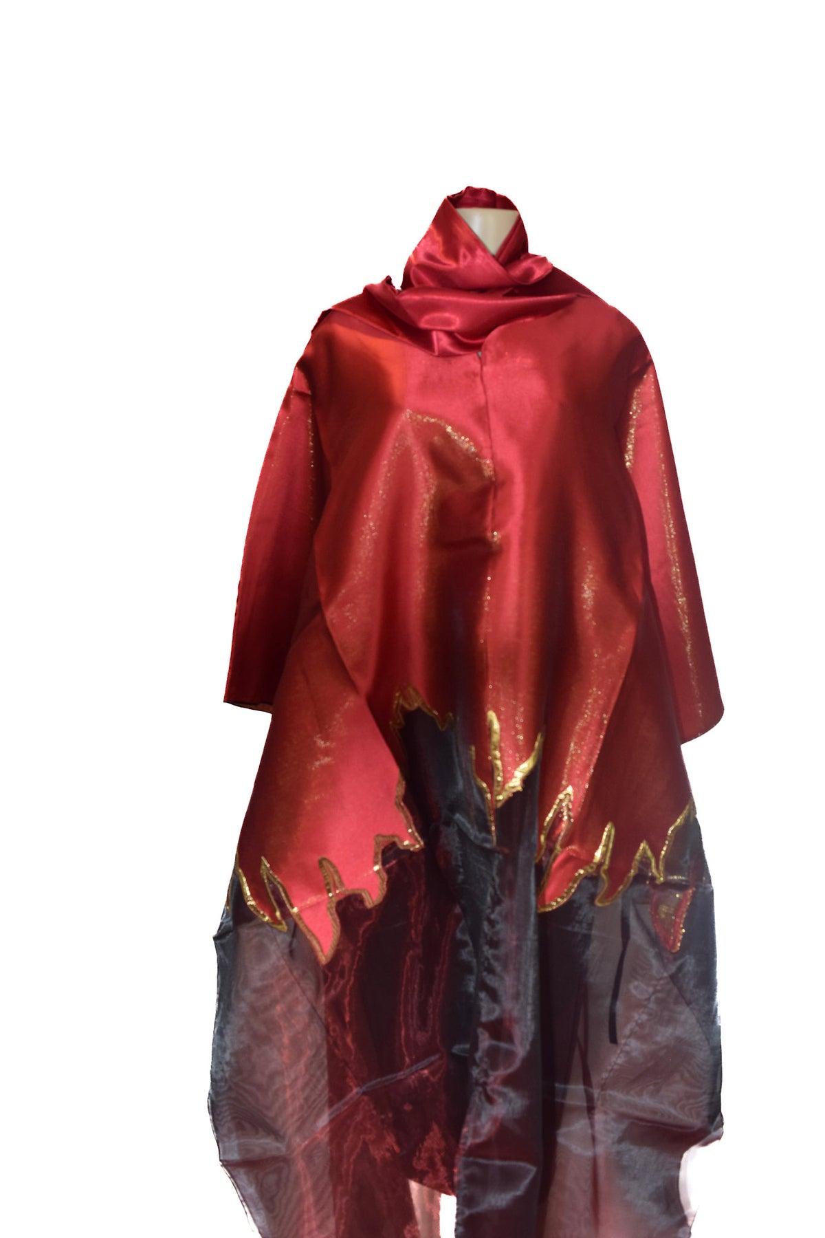 Mu'umu'u Dress – Fiery Halos with Headwrap