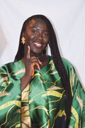 Mu'umu'u Dress – Artistic Fiery Halo