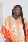 Mu'umu'u Dress – Feathery with Headwrap