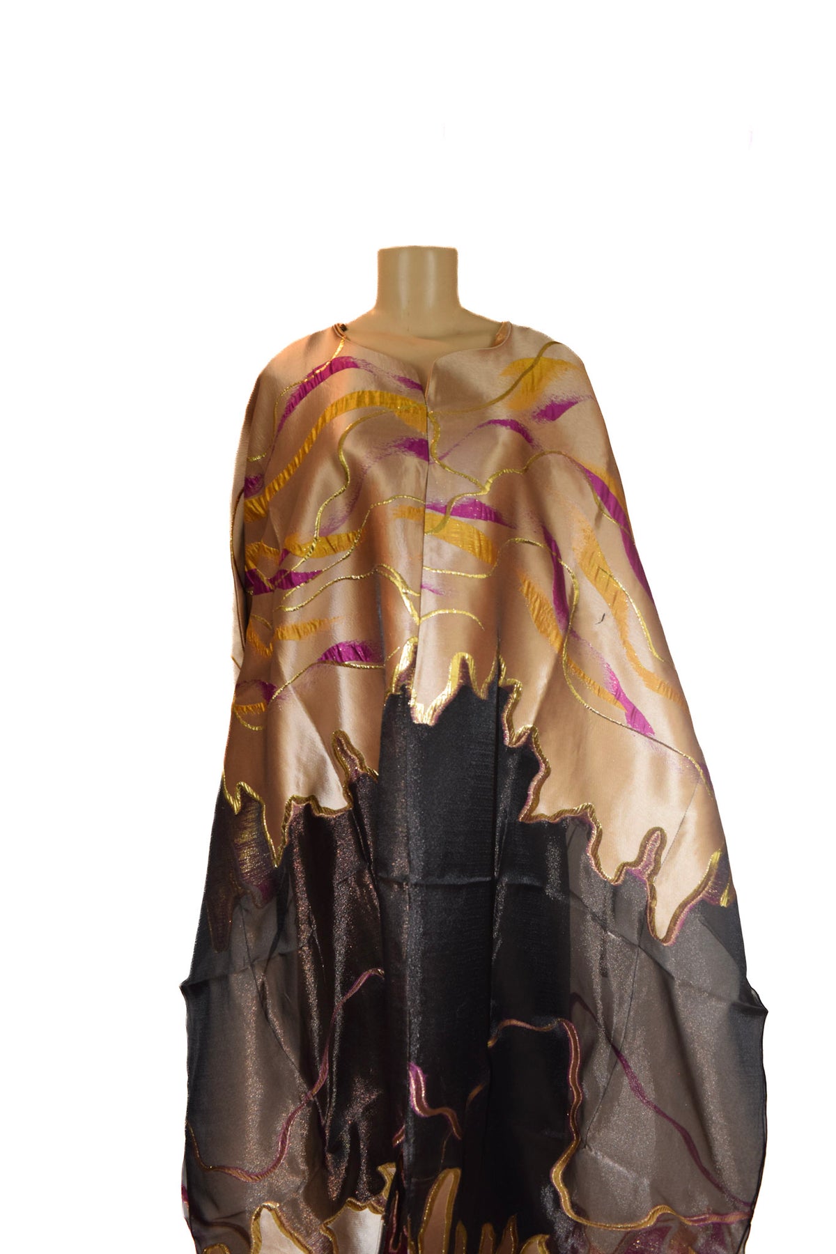Mu'umu'u Dress – Artistic Fiery Halo